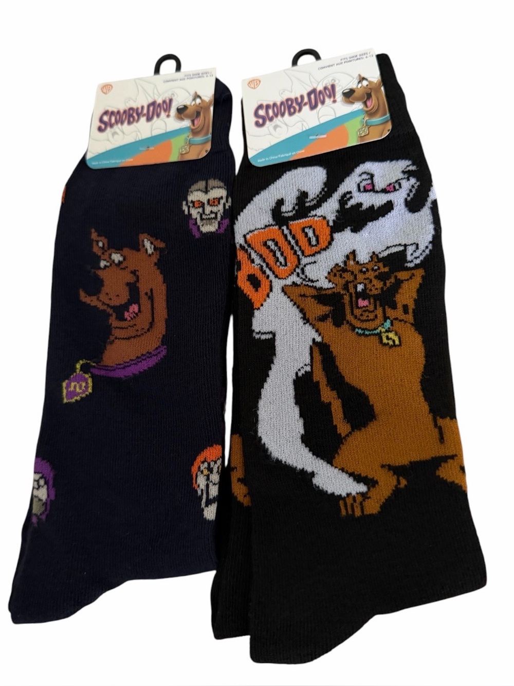 Scooby Doo Halloween Themed Socks